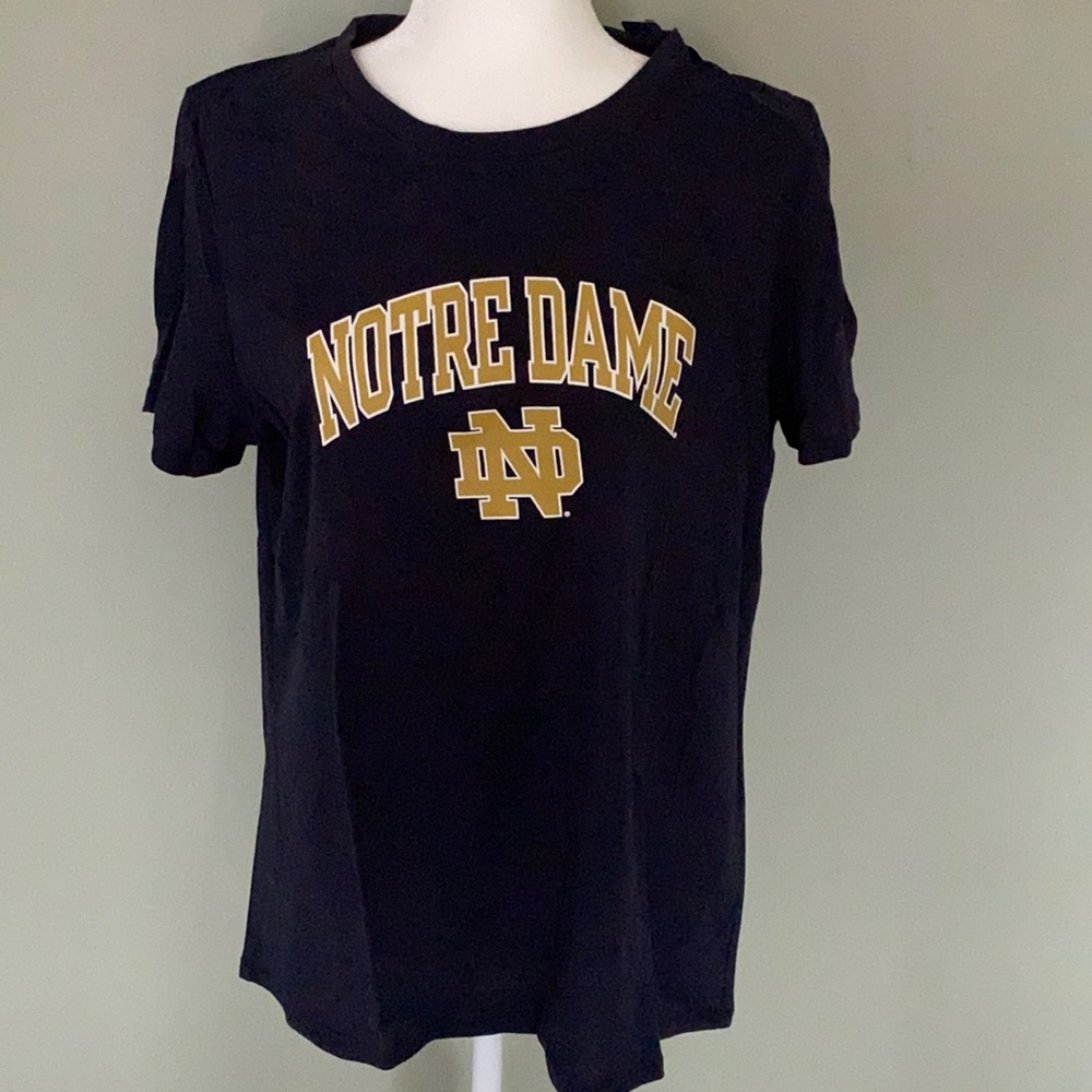 NWT Notre Dame navy shirt sleeve tshirt